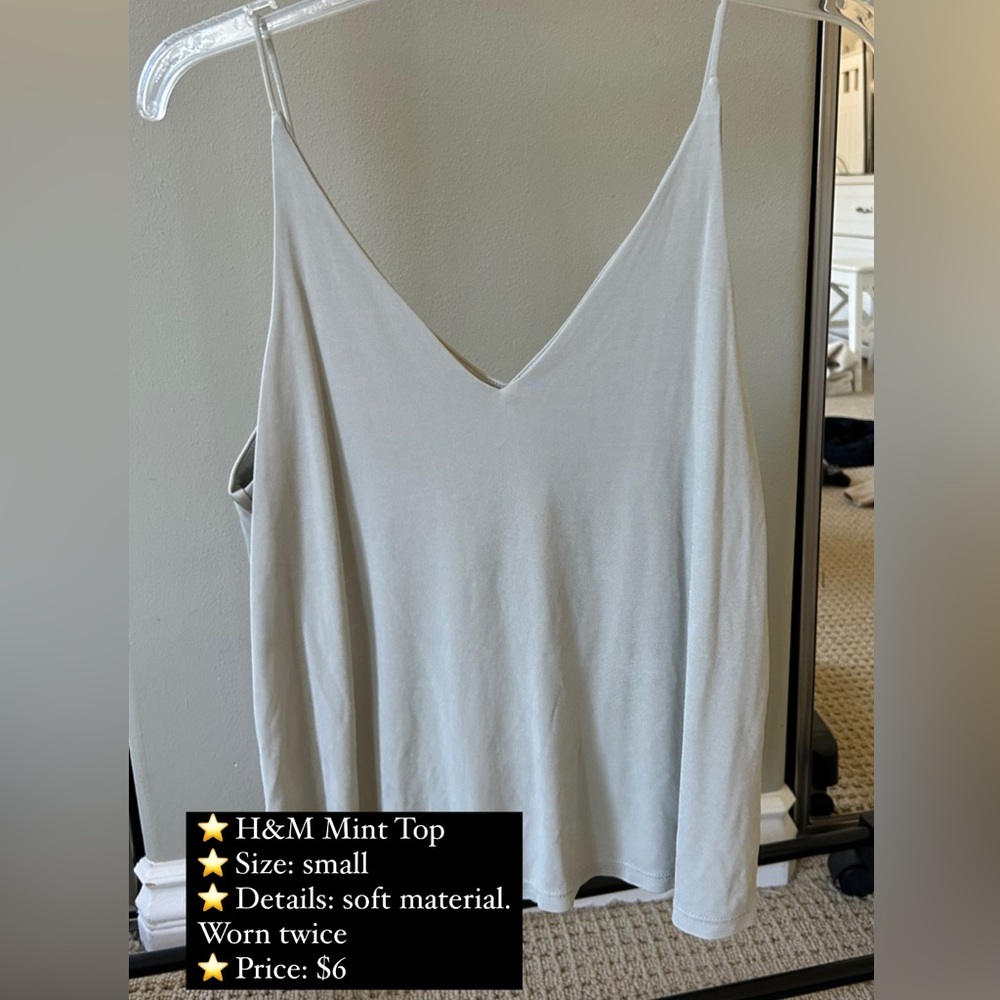 H&M mint top